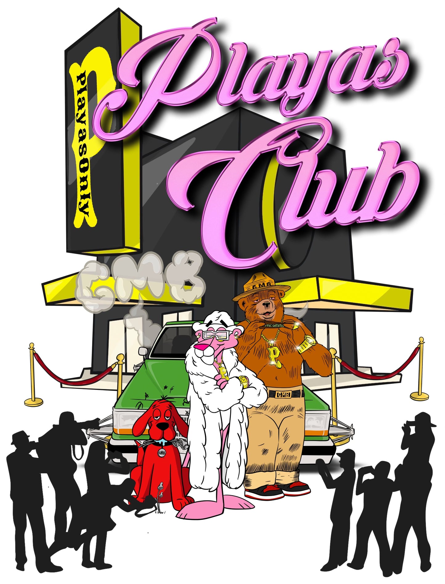 GMB X Playasonlydrip playas club tee
